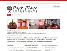 Tablet Screenshot of parkplacekokomo.com